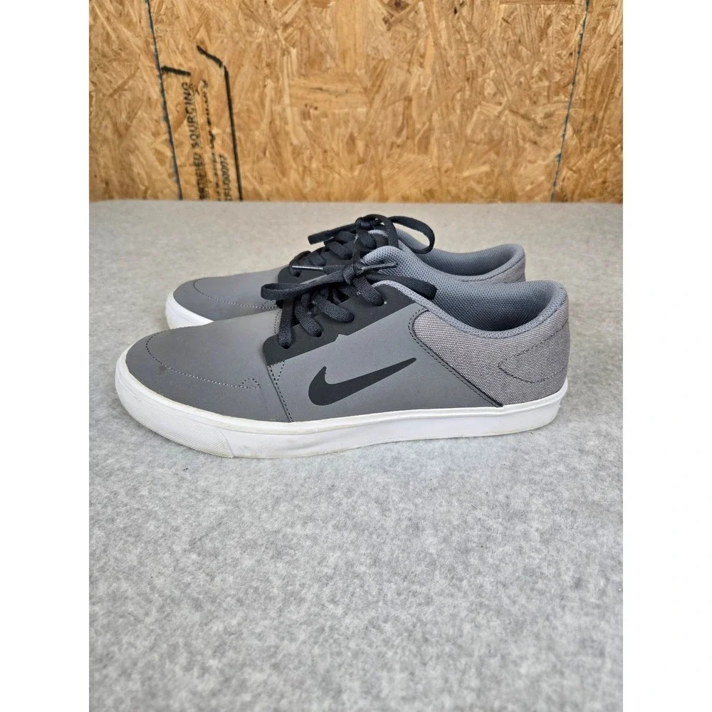 Nike SB Charge Canvas Skateboarding Shoes Gray Sneakers Mens Size 8